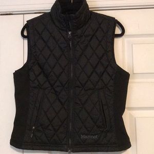 Black Marmot Puffer Vest Size Medium